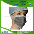 Disposable Black Surgical Face Mask With Ear Loop 4 Ply Active Carbon Face Mask